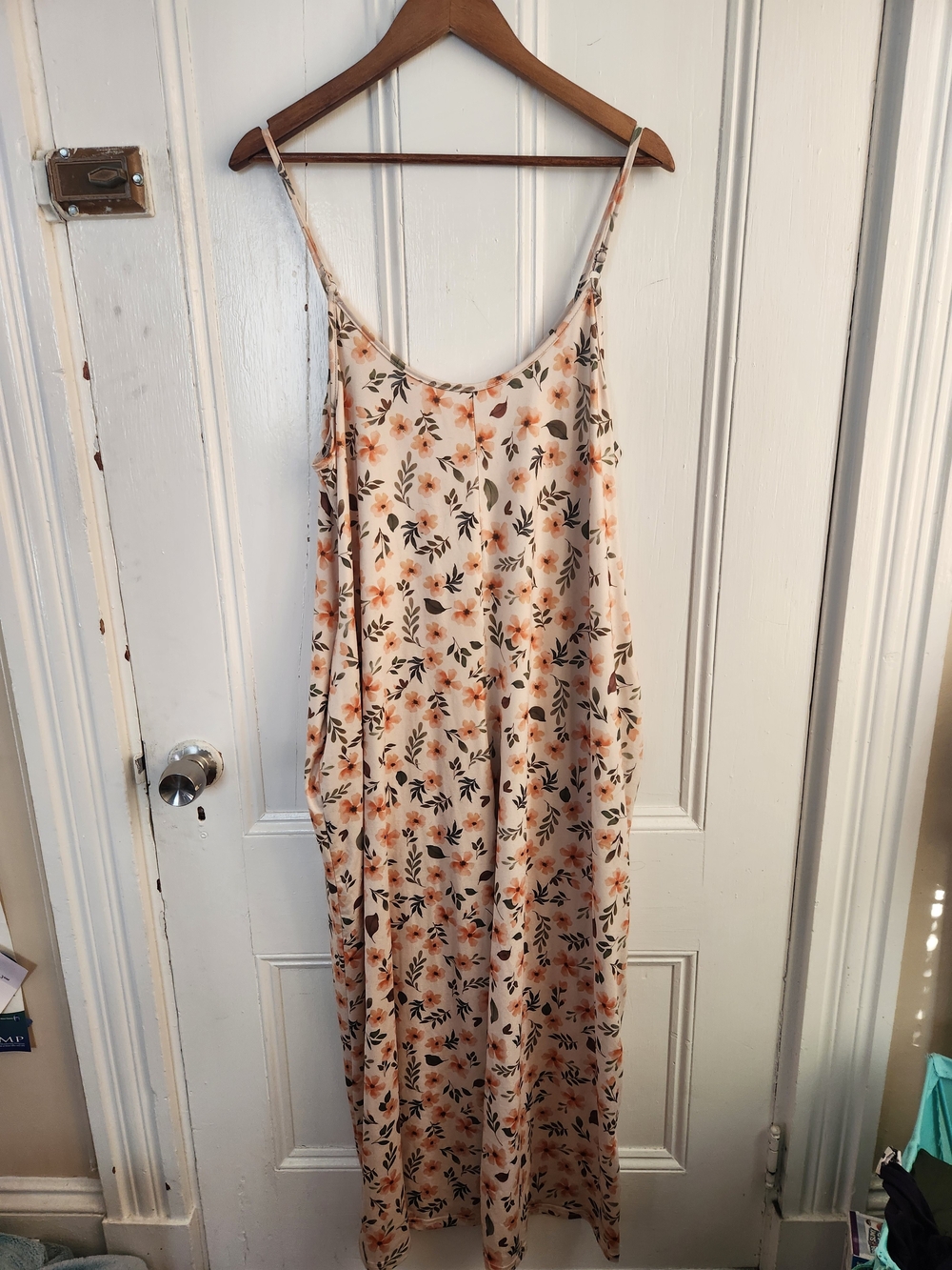 Emery Rose Yellow & Cream Floral Sunflower Wide Leg Jumpsuit Size 0XL - Picture 4 of 13